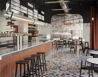 米蘭 Birrificio Italiano 啤酒吧空間設(shè)計
