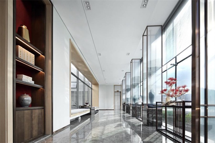 茶業會館空間設計效果圖