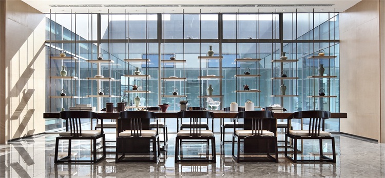 茶業會館空間設計效果圖